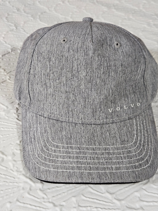 Volvo Heather Gray Baseball Cap adjustable Strap